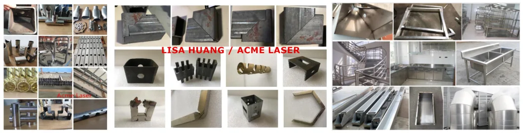 CNC Fiber Laser Cutting and Profiling Machine for Tube Pipe Box Section