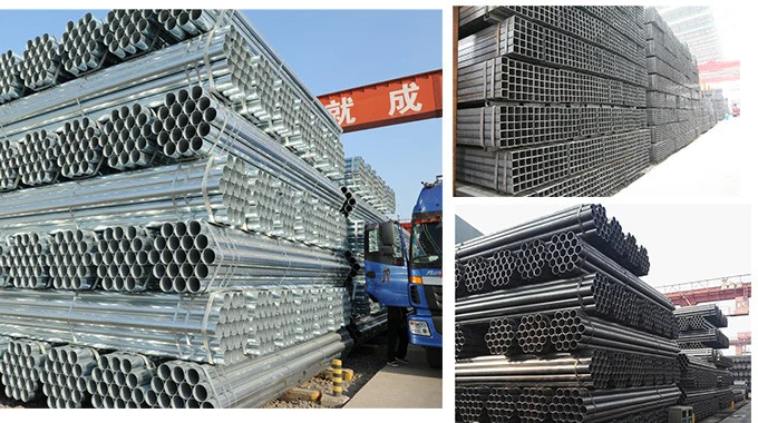 Ms Hollow Section ERW Black Annealed Steel Square Box Tube