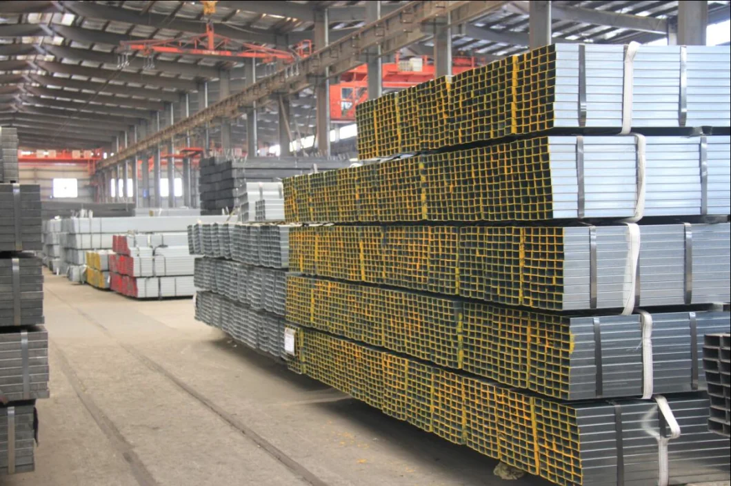 Pre Galvanized Square Hollow Section Steel Tube for Greenhouse Construction