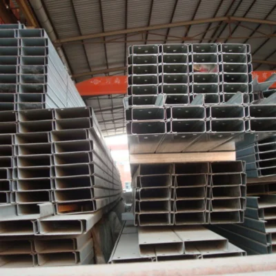 Hot DIP Galvanized Steel Q235 Q235B Steel Structure Cold Formed Special Shape Roof Purlin C Channel Carbon Steel