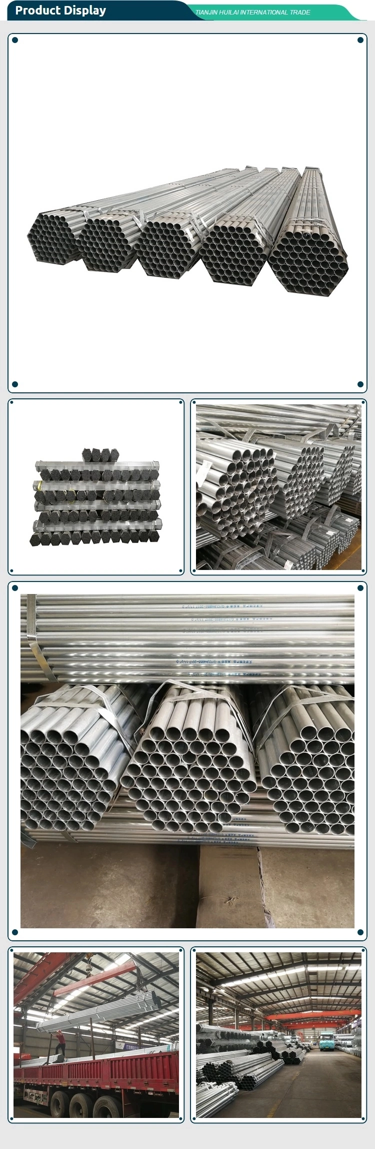 Structural Steel Tubes/Scaffolding Tubes, ASTM A795, a/B, Sch10/30/40 Grades, Paint/Hot Dipe Galvanized