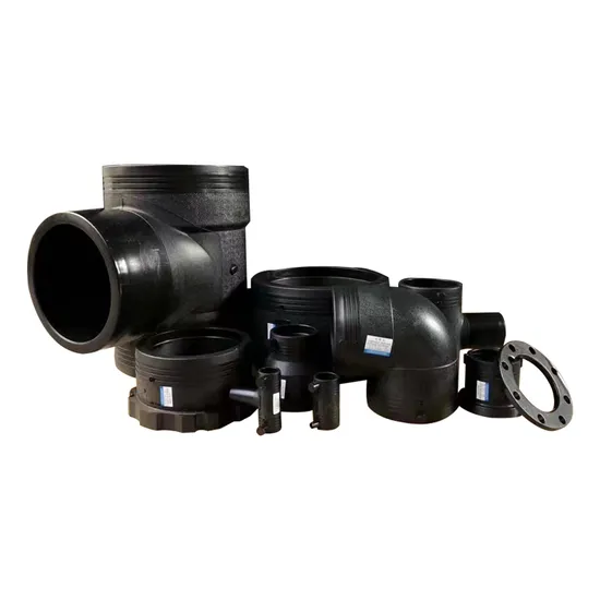 Competitive Price Plastic 90 Degree Elbow Flange Tee Connector Reducer Coupling Sanitary HDPE Water Pipe HDPE Fitting with Butt Fusion Welding and Electrofusion