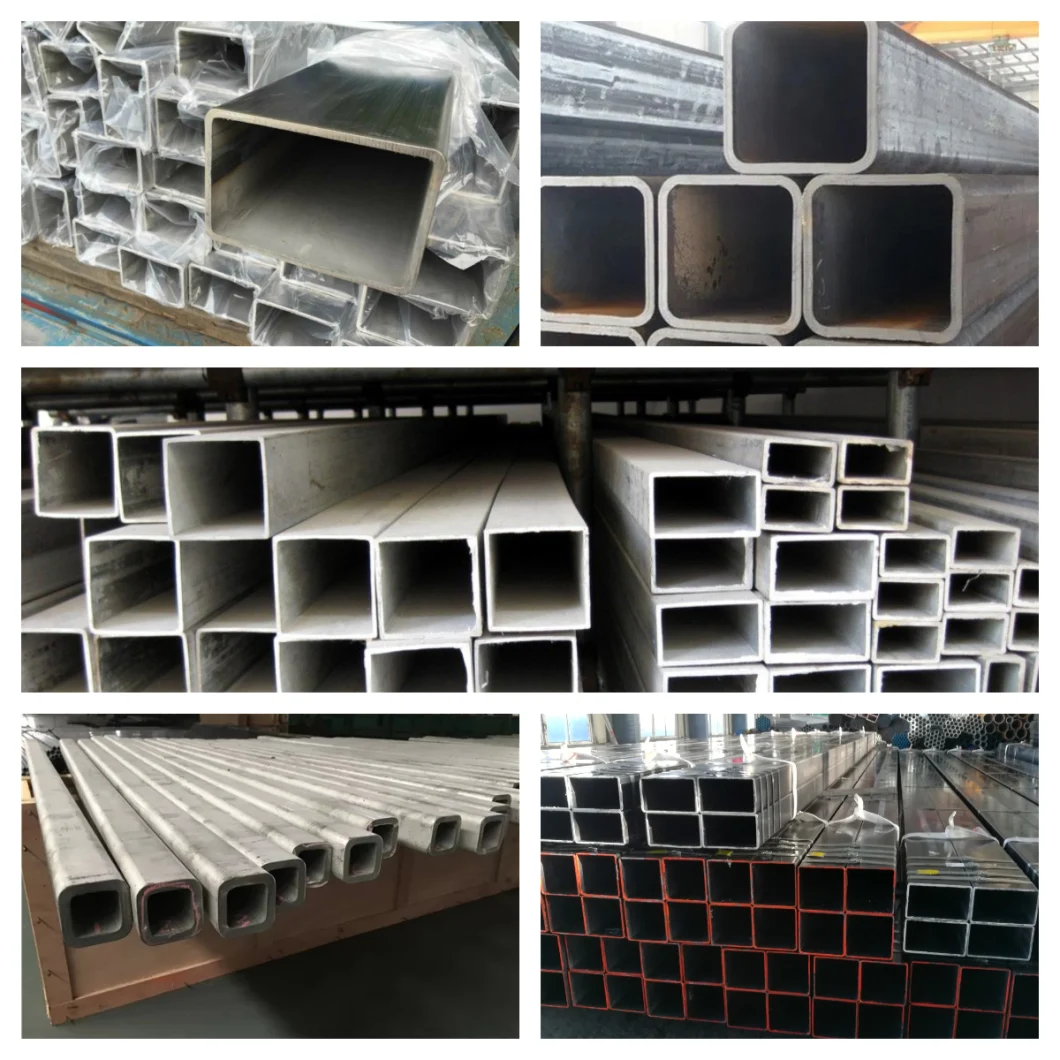 ASTM JIS DIN S235jrh S355j2h, S355nh, S355j0h 1/2&quot; X 1/2&quot; Square Tube Carbon Welded Black Structural Prices ERW Steel Pipe Mild Square Tube