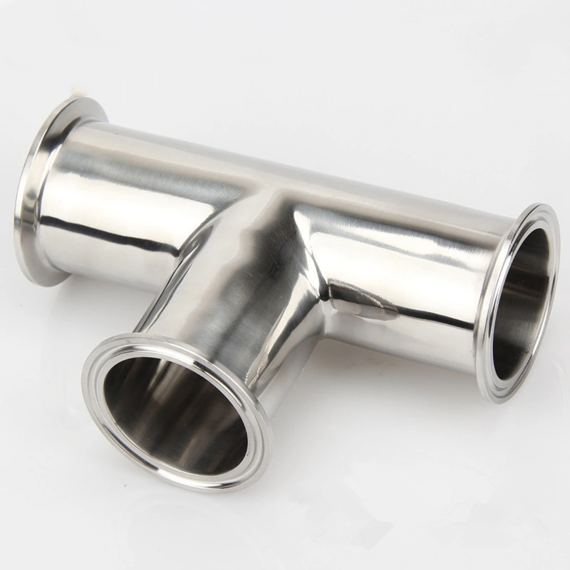 Hygienic Ss 304 316 Sanitary Equal Reducing Stainless Steel Pipe Fitting Tee