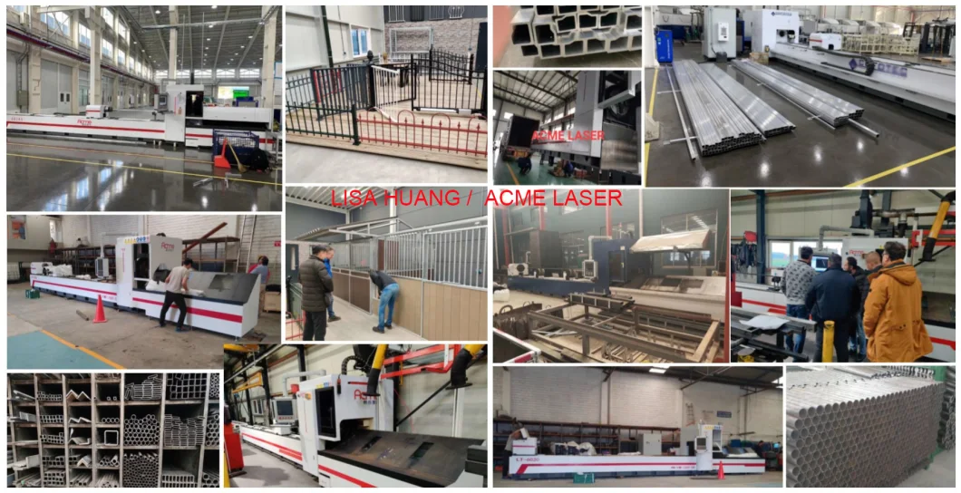 CNC Fiber Laser Cutting and Profiling Machine for Tube Pipe Box Section