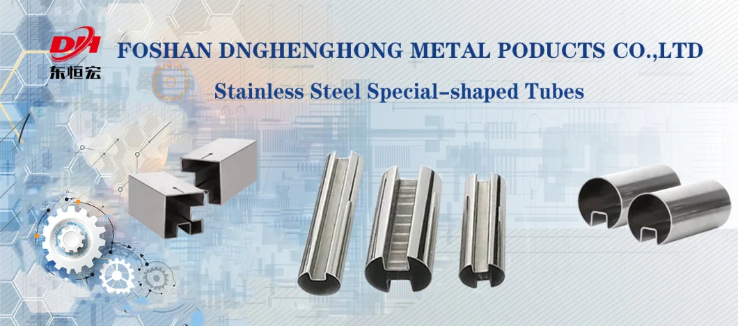 for Mechanical Engineering 316 201 202 Stainless Steel Shaped Tube