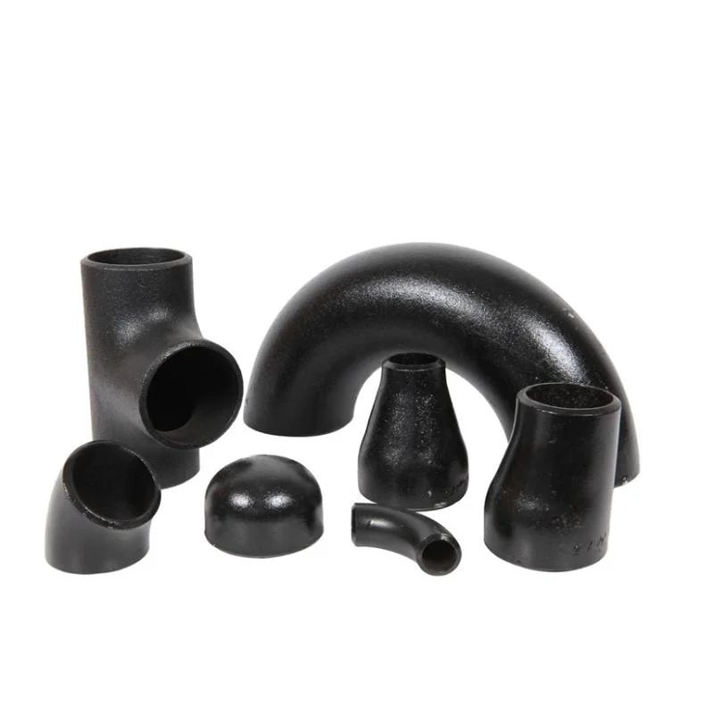 ANSI B16.9 Butt Welding Pipe Fittings Carbon Steel Sch40 Equal Tee for Oil Gas Pipelines Connector Fitting Sch40 Straight Tees