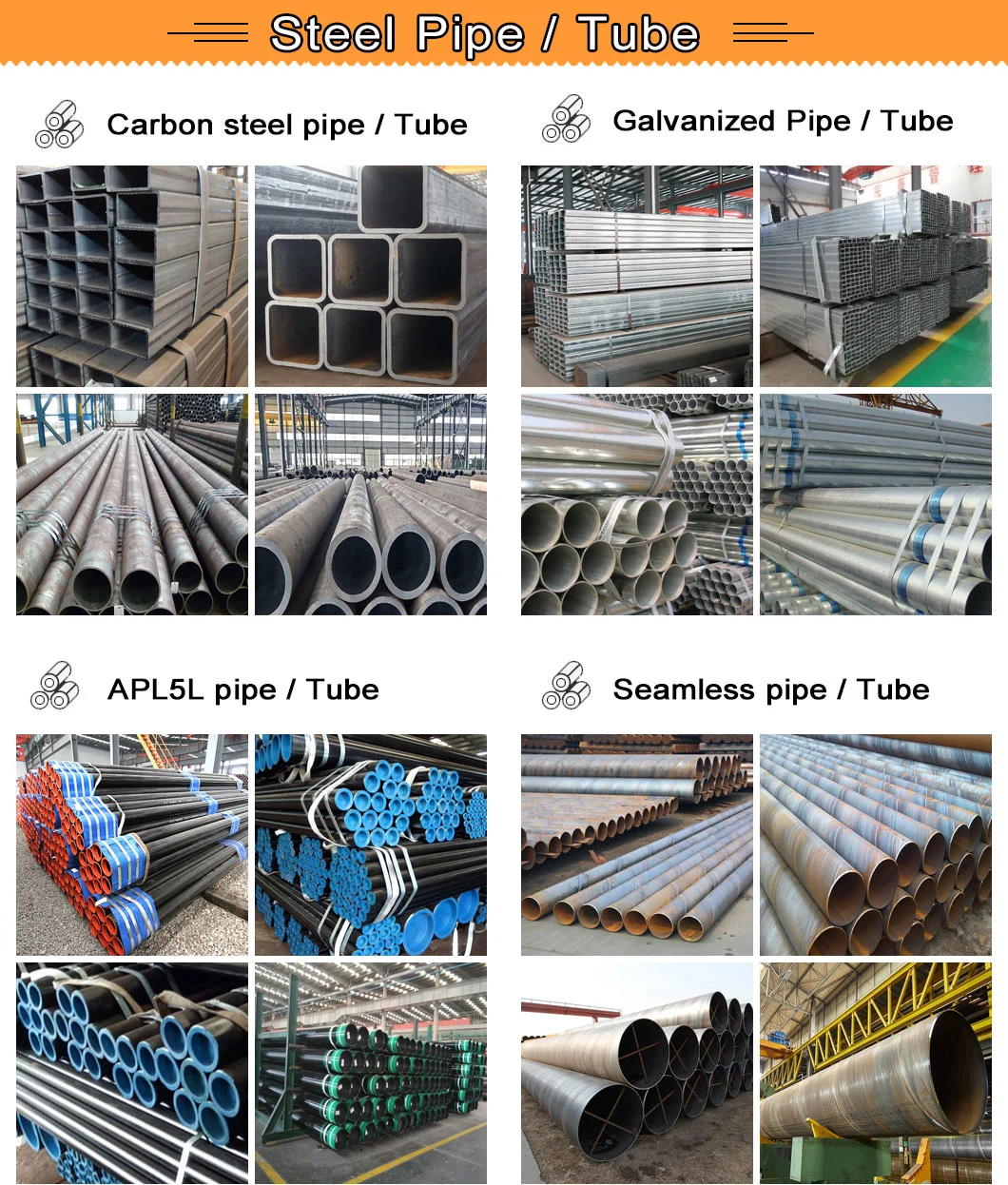API 5L A106b/A53/A333 Gr. 6 Low Temperature Carbon Steel Pipes Seamless for Oil and Gas Delivery