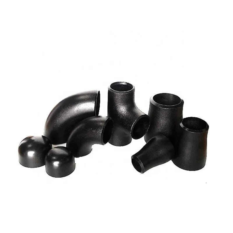 ANSI B16.9 Butt Welding Pipe Fittings Carbon Steel Sch40 Equal Tee for Oil Gas Pipelines Connector Fitting Sch40 Straight Tees