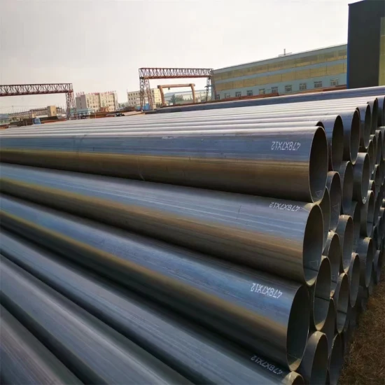 Carbon Steel ASTM A106 API 5L DIN GB 1629 Welded Line Pipe Reasonable Price Materials Building Straight Seam ERW LSAW X42/X52/X60 Seamless Spiral Galvanizing