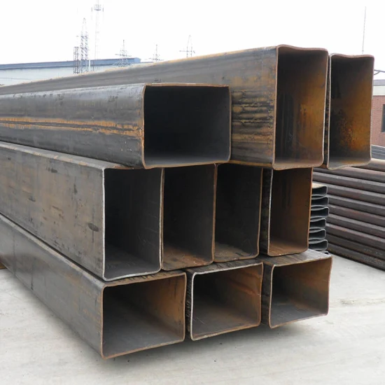 Chinese Manufacture Whosale Welded 75X75 Tube Structural Rectangular Pipe Carbon Square Iron 50X50 Square Steel Tube
