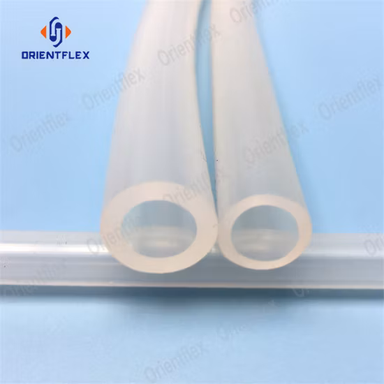 Large Diameter Transparent Special-Shaped Mechanical Joint Silicone Rubber Tube